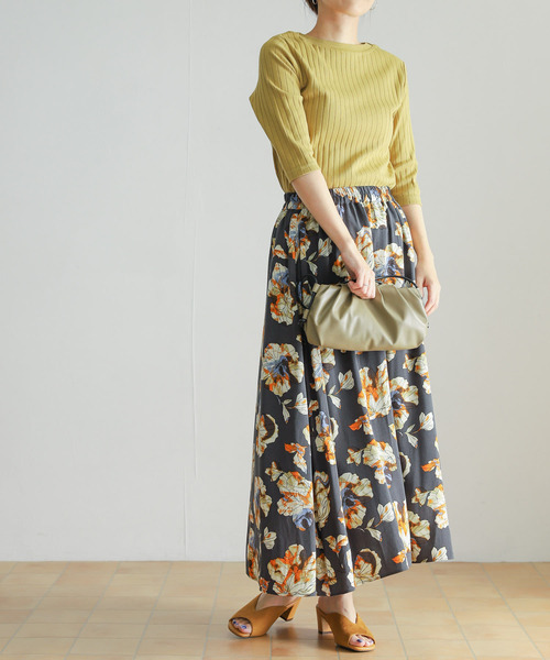 URBAN RESEARCH DOORS(アーバンリサーチドアーズ)の「針抜き6分袖カットソー(Tシャツ/カットソー・レディース・オレンジ/イエロー系その他/ライトベージュ/ネイビー・LARGE/MEDIUM)」の20枚目の写真