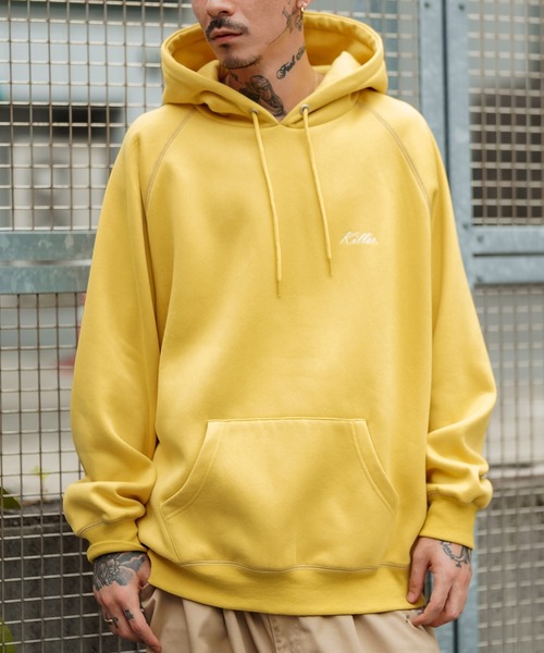 Subciety(サブサエティ)の「RAGLAN PARKA(パーカー・メンズ・グレー/ブラック/イエロー/パープル・LARGE/X-LARGE/SMALL/MEDIUM)」の4枚目の写真