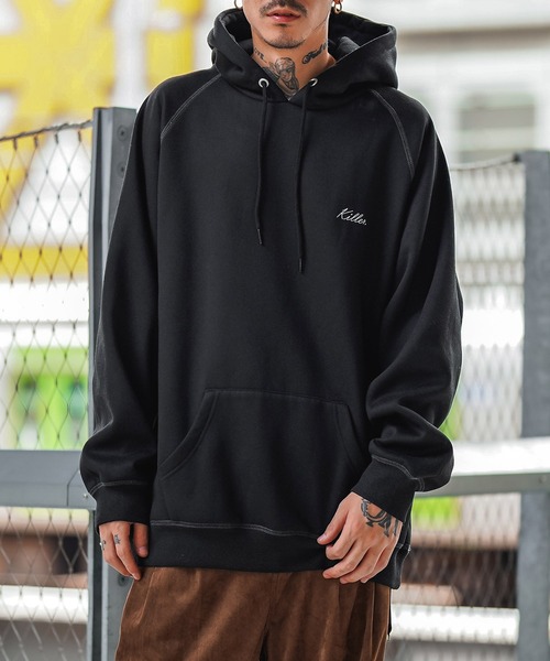 Subciety(サブサエティ)の「RAGLAN PARKA(パーカー・メンズ・グレー/ブラック/イエロー/パープル・LARGE/X-LARGE/SMALL/MEDIUM)」の2枚目の写真