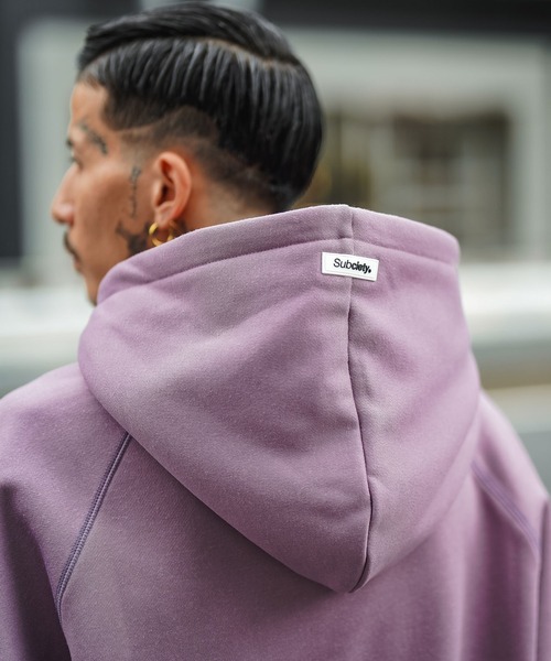 Subciety(サブサエティ)の「RAGLAN PARKA(パーカー・メンズ・グレー/ブラック/イエロー/パープル・LARGE/X-LARGE/SMALL/MEDIUM)」の15枚目の写真
