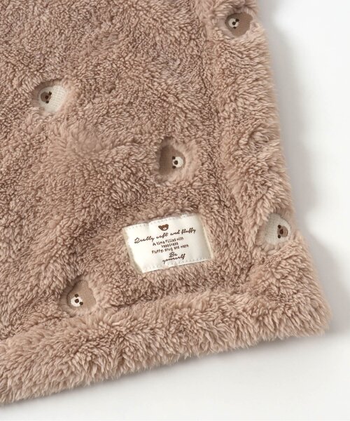 モチーフ刺繍ブランケット