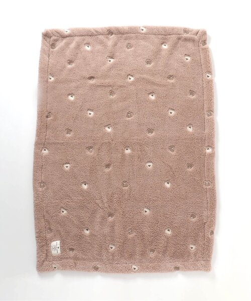 モチーフ刺繍ブランケット