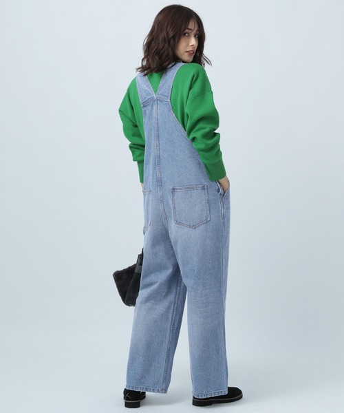 BAYFLOW(ベイフロー)の「デニムオールインワン(つなぎ/オールインワン・レディース・ブルー/ブラック・SMALL/MEDIUM)」の7枚目の写真