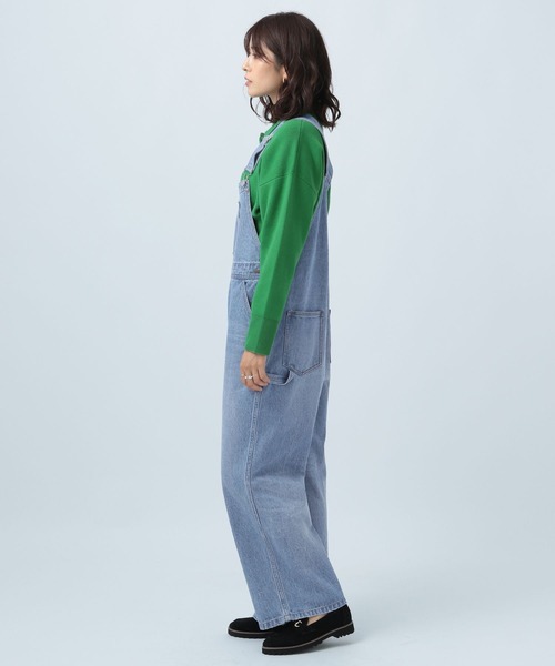BAYFLOW(ベイフロー)の「デニムオールインワン(つなぎ/オールインワン・レディース・ブルー/ブラック・SMALL/MEDIUM)」の9枚目の写真