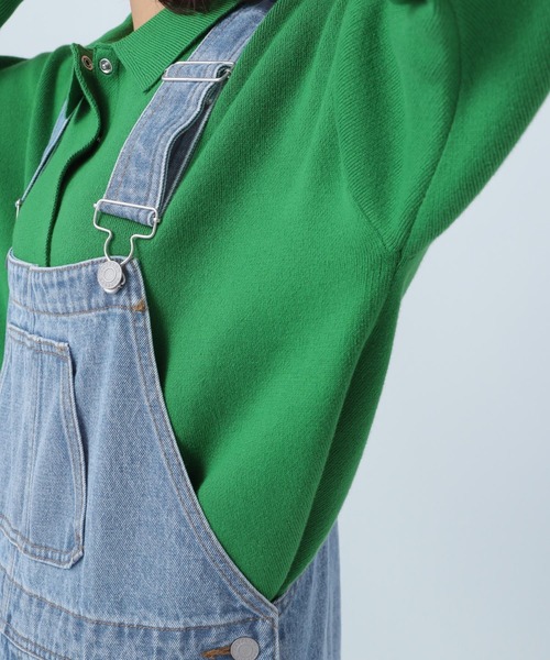BAYFLOW(ベイフロー)の「デニムオールインワン(つなぎ/オールインワン・レディース・ブルー/ブラック・SMALL/MEDIUM)」の12枚目の写真