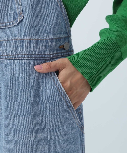 BAYFLOW(ベイフロー)の「デニムオールインワン(つなぎ/オールインワン・レディース・ブルー/ブラック・SMALL/MEDIUM)」の13枚目の写真