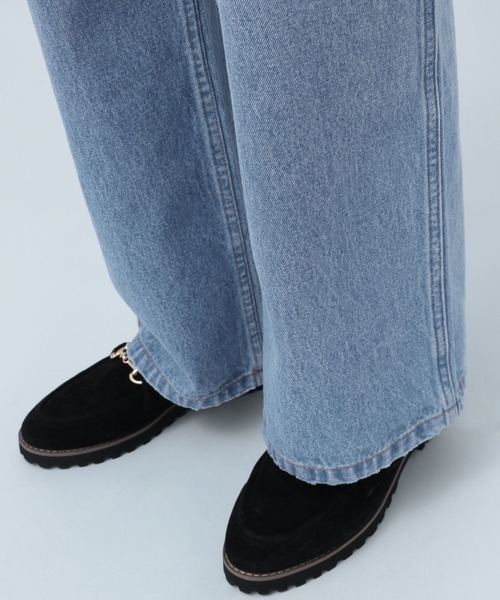 BAYFLOW(ベイフロー)の「デニムオールインワン(つなぎ/オールインワン・レディース・ブルー/ブラック・SMALL/MEDIUM)」の14枚目の写真