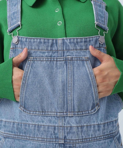 BAYFLOW(ベイフロー)の「デニムオールインワン(つなぎ/オールインワン・レディース・ブルー/ブラック・SMALL/MEDIUM)」の15枚目の写真