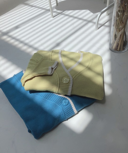 AS KNOW AS plus（アズノゥアズプラス）の「♪フリンジポケットBIGカーディガン（カーディガン/ボレロ・レディース・パープル/グリーン/ライトベージュ/レンガ/アイボリー系/ダークグリーン/ブルー系/イエロー系/ブルー系1/サンドベージュ/ピンク/グリーン系1/チャコールグレー・FREE）」の11枚目の写真