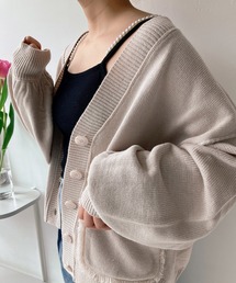 ♪フリンジポケットBIGカーディガン