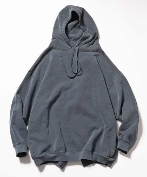R JUBILEE(アールジュビリー)の「R JUBILEE/アール ジュビリー BACKOPEN SWEAT バックスリットパーカー フーディー(パーカー・レディース・グレー/チャコール/グリーン・FREE)」の18枚目の写真