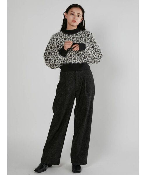MURUAムルーア ツイードタックパンツ MURUA（ムルーア）の「ツイードタックパンツ（スラックス）」 - WEAR