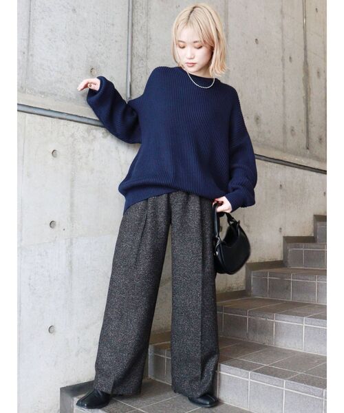 MURUA（ムルーア）の「ツイードタックパンツ（スラックス）」 - WEAR