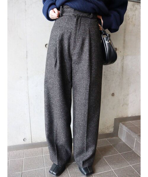 MURUA（ムルーア）の「ツイードタックパンツ（スラックス）」 - WEAR