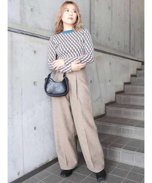 MURUA（ムルーア）の「ツイードタックパンツ（スラックス）」 - WEAR