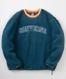 CONVERSE（コンバース）の「【CONVERSE/コンバース】ビッグシルエット ALL STAR&ブランドロゴ＆シューズワンポイント刺繍 リブライン ボアスウェット/裏ボアスウェット（スウェット・メンズ）」