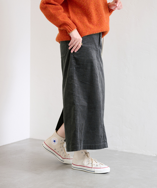 JOURNAL STANDARD(ジャーナルスタンダード)の「コーデュロイタイトスカート(スカート・レディース・ブラック/ホワイト系その他/ピンク系その他・36/38)」の14枚目の写真