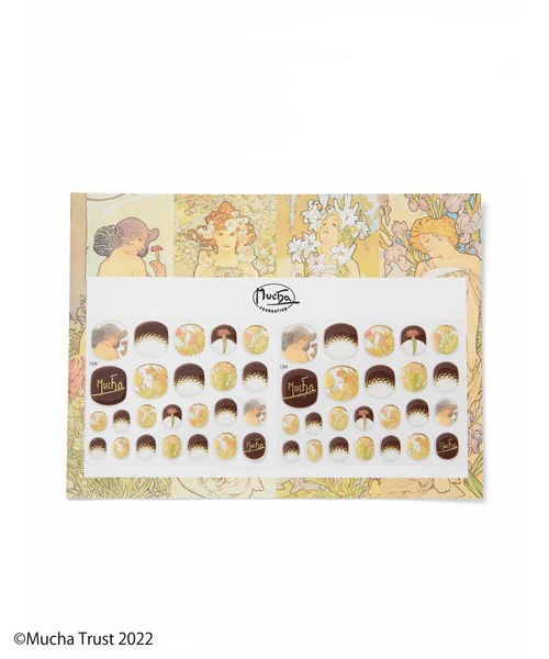 IEDIT(イディット)の「IEDIT 繊細で幻想的なミュシャの世界をまとう ネイルシール(ネイルシール/ネイルチップ・レディース・ゴールド系その他/ブラウン系その他/パープル系その他/ボルドー・ONE SIZE)」の9枚目の写真