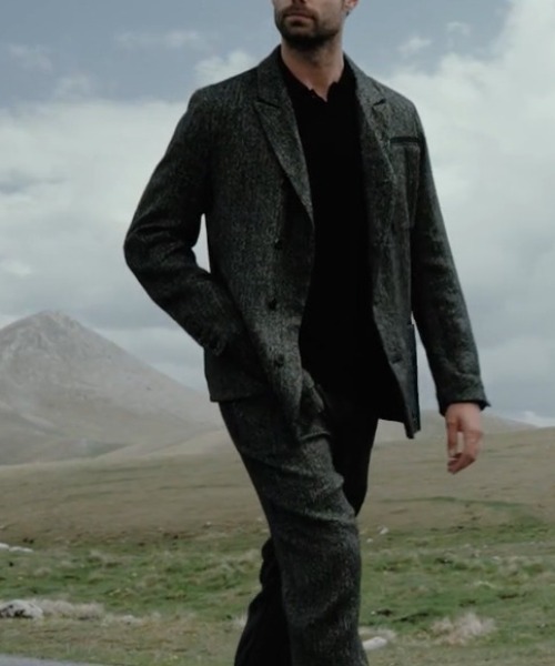 TRANSIT（トランジット）の「TRANSIT/トランジット/ヘリンボーンジャケット（テーラードジャケット・メンズ・グレー・L/M）」の9枚目の写真