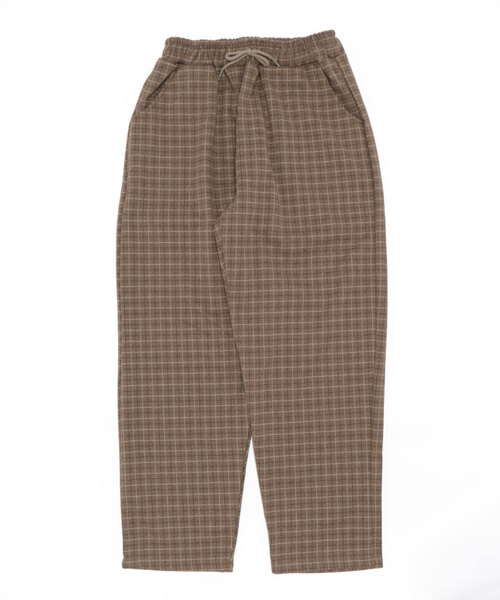 GGD（ジージーディー）の「【GGD】 チェック ワイド テーパードパンツ（その他パンツ・メンズ・ブラウン系その他2/ブラック系その他/グレー系その他/ブラウン系その他・FREE）」の12枚目の写真