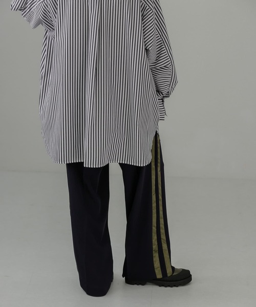 KBF(ケイビーエフ)の「サイドラインスラックス(スラックス・レディース・ネイビー/アイボリー/ボルドー・ONE)」の17枚目の写真