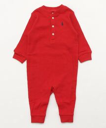 POLO RALPH LAUREN CHILDRENSWEAR（ポロ ラルフ ローレン チルドレンズウェア）の「ワッフルニット ヘンリー カバーオール（ロンパース・キッズ）」