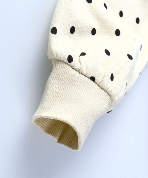 BRANSHES（ブランシェス）の「無地/ドット柄袖フリル長袖トレーナー（スウェット・キッズ・アイボリー/ブラウン/ピンク・100/110/120/90/140/150/130）」の20枚目の写真