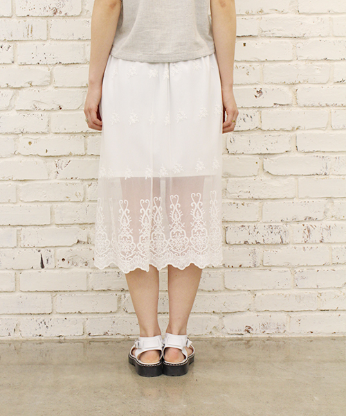 Kastane（カスタネ）の「【Kastane】レースチュールスカート（スカート・レディース・ホワイト・FREE）」の5枚目の写真