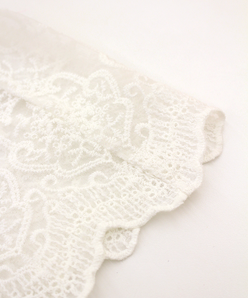 Kastane（カスタネ）の「【Kastane】レースチュールスカート（スカート・レディース・ホワイト・FREE）」の3枚目の写真