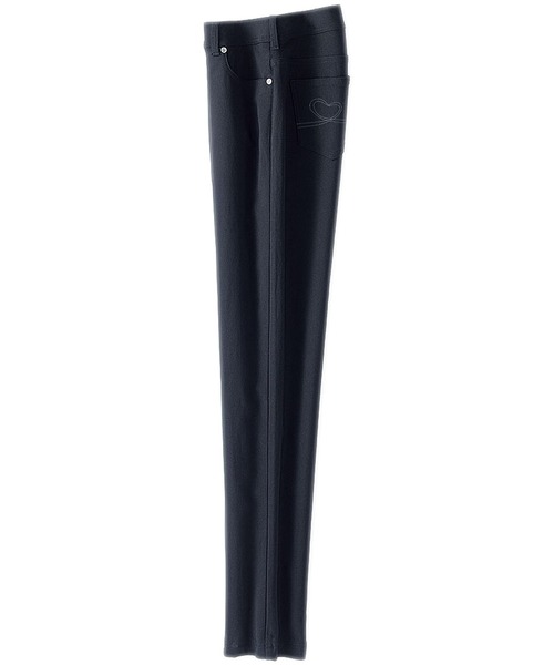 BELLUNA PLUS(ベルーナ)の「蓄熱中わたで暖か細見えパンツ股下72cm(その他パンツ・レディース・ブラック/カーキ/モカ/ベージュ・LARGE/X-LARGE/MEDIUM/SMALL)」の2枚目の写真