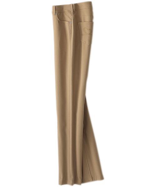 BELLUNA PLUS(ベルーナ)の「蓄熱中わたで暖か細見えパンツ股下72cm(その他パンツ・レディース・ブラック/カーキ/モカ/ベージュ・LARGE/X-LARGE/MEDIUM/SMALL)」の6枚目の写真