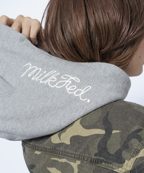MILKFED.(ミルクフェド)の「BIG SHIRT JACKET(ブルゾン・レディース・カモフラージュ/インディゴブルー・SMALL/MEDIUM)」の12枚目の写真