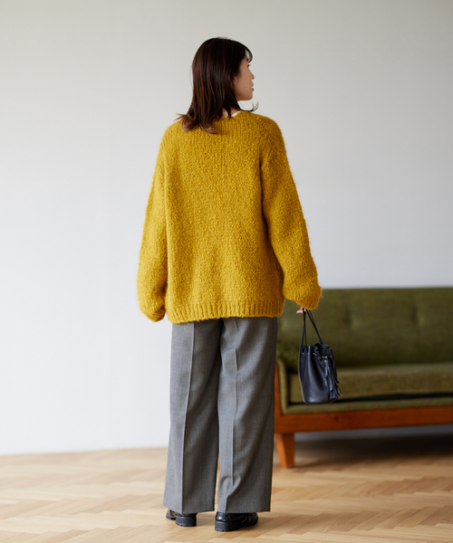 JOURNAL STANDARD(ジャーナルスタンダード)の「ワイドスラックスパンツ(その他パンツ・レディース・チャコールグレー/ピンク/ダークブルー・36/38)」の12枚目の写真