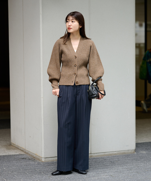 JOURNAL STANDARD(ジャーナルスタンダード)の「ワイドスラックスパンツ(その他パンツ・レディース・チャコールグレー/ピンク/ダークブルー・36/38)」の17枚目の写真