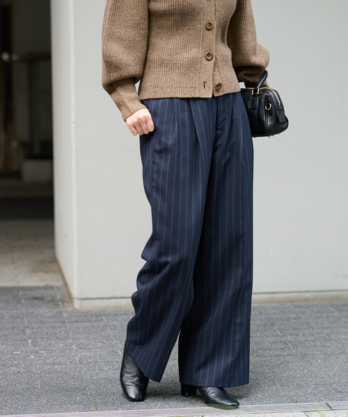 JOURNAL STANDARD(ジャーナルスタンダード)の「ワイドスラックスパンツ(その他パンツ・レディース・チャコールグレー/ピンク/ダークブルー・36/38)」の18枚目の写真