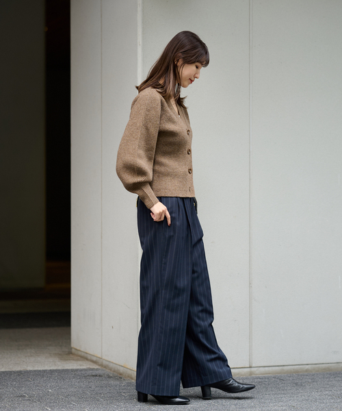 JOURNAL STANDARD(ジャーナルスタンダード)の「ワイドスラックスパンツ(その他パンツ・レディース・チャコールグレー/ピンク/ダークブルー・36/38)」の19枚目の写真