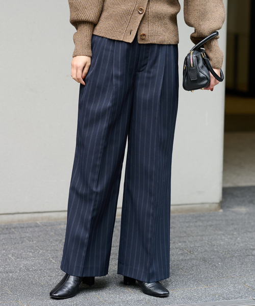 JOURNAL STANDARD(ジャーナルスタンダード)の「ワイドスラックスパンツ(その他パンツ・レディース・チャコールグレー/ピンク/ダークブルー・36/38)」の20枚目の写真