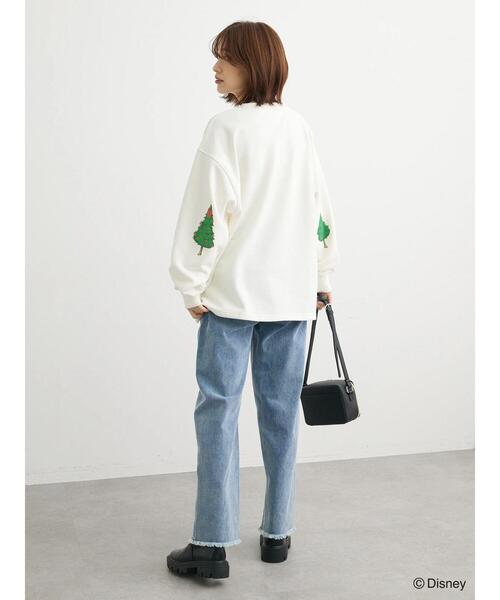 Green　Parks（グリーンパークス）の「Disney/袖ツリー裏毛プルオーバー（スウェット・レディース・アイボリー/ピンク・FREE）」の15枚目の写真