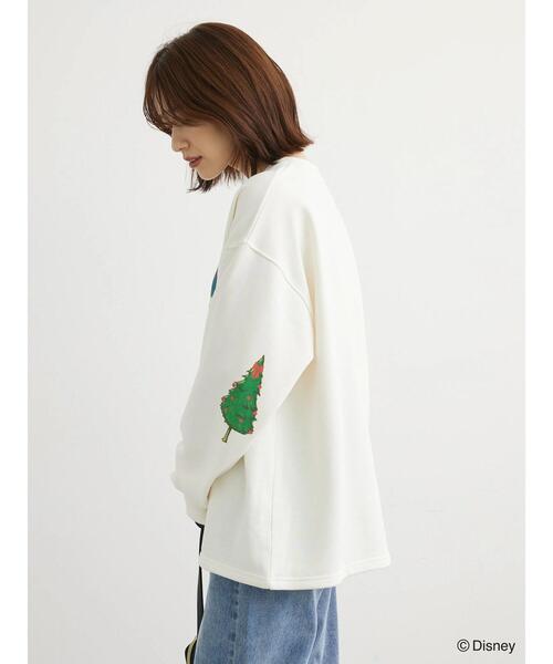 Green　Parks（グリーンパークス）の「Disney/袖ツリー裏毛プルオーバー（スウェット・レディース・アイボリー/ピンク・FREE）」の17枚目の写真