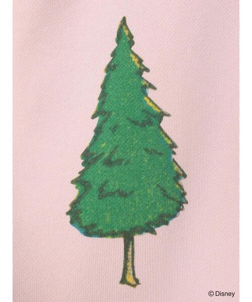 Green　Parks（グリーンパークス）の「Disney/袖ツリー裏毛プルオーバー（スウェット・レディース・アイボリー/ピンク・FREE）」の6枚目の写真