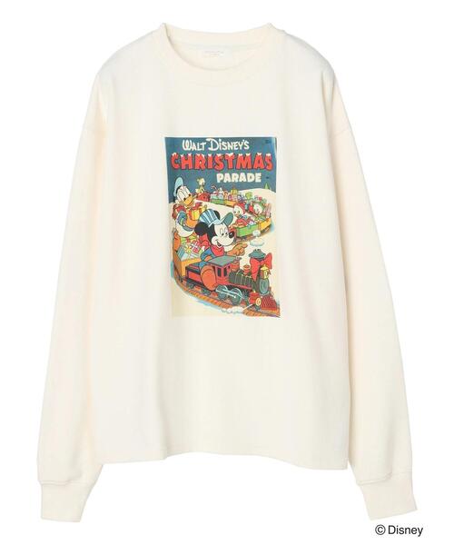 Green　Parks（グリーンパークス）の「Disney/袖ツリー裏毛プルオーバー（スウェット・レディース・アイボリー/ピンク・FREE）」の11枚目の写真