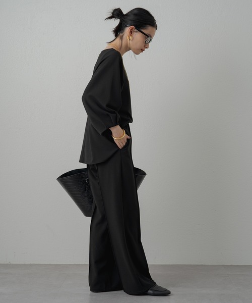 LOUNGEDRESS（ラウンジドレス）の「ジョーゼットボリューム袖ブラウス 