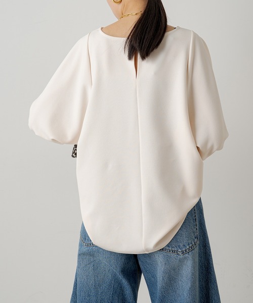LOUNGEDRESS（ラウンジドレス）の「ジョーゼットボリューム袖ブラウス 