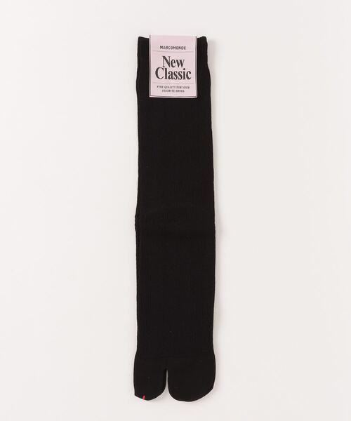 MARCOMONDE（マルコモンド）の「MARCOMONDE（マルコモンド）high gauge cotton tabi socks/コットンタビソックス（ソックス/靴下・レディース・ブラウン/ブルー/ピンク/ホワイト/ブラック・F）」の3枚目の写真
