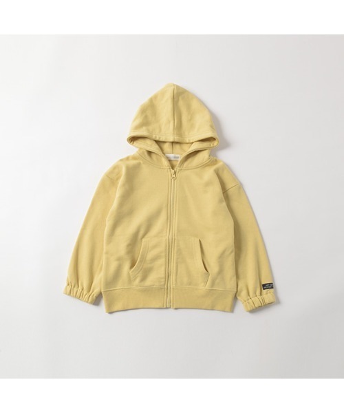 b・ROOM(ビールーム)の「ドロップシンプルジップパーカ(Tシャツ/カットソー・キッズ・アイボリー/ブルーグレー/グリーン/ネイビー/マスタード・100cm/110cm/120cm/130cm/140cm/150cm)」の7枚目の写真