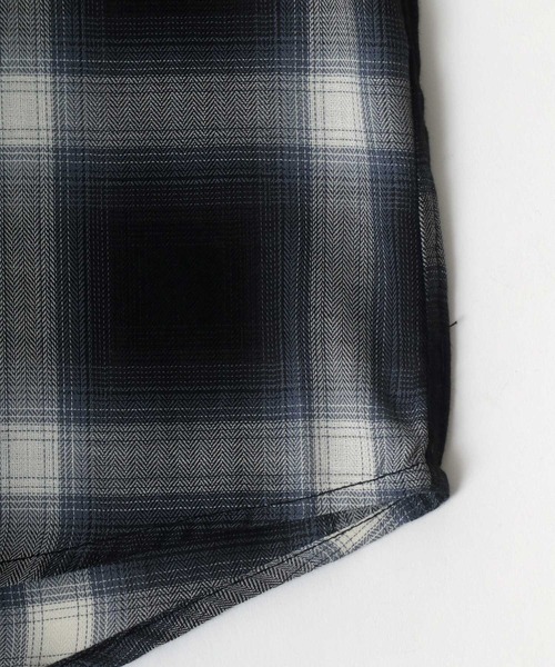 MARUKAWA(マルカワ)の「オンブレチェック レギュラーカラー ネルシャツ(シャツ/ブラウス・メンズ・ネイビー/グリーン/ブラック/ブルー/オレンジ/レッド/ブラック系その他/ブラウン/ブルー系その他・M/LL/L)」の17枚目の写真