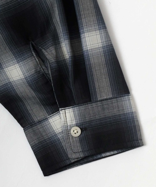 MARUKAWA(マルカワ)の「オンブレチェック レギュラーカラー ネルシャツ(シャツ/ブラウス・メンズ・ネイビー/グリーン/ブラック/ブルー/オレンジ/レッド/ブラック系その他/ブラウン/ブルー系その他・M/LL/L)」の18枚目の写真