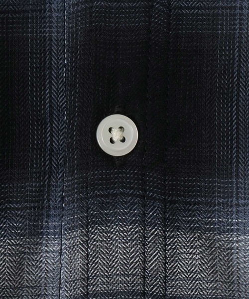 MARUKAWA(マルカワ)の「オンブレチェック レギュラーカラー ネルシャツ(シャツ/ブラウス・メンズ・ネイビー/グリーン/ブラック/ブルー/オレンジ/レッド/ブラック系その他/ブラウン/ブルー系その他・M/LL/L)」の20枚目の写真