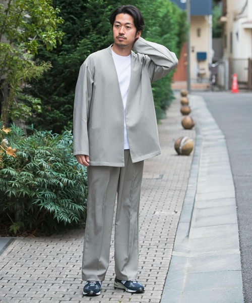 URBAN RESEARCH（アーバンリサーチ）の「『セットアップ対応』トロワッシャースラックス（スラックス・メンズ・ブラウン系その他/ベージュ系その他/ネイビー・SMALL/MEDIUM/LARGE）」の17枚目の写真