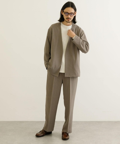 URBAN RESEARCH（アーバンリサーチ）の「『セットアップ対応』トロワッシャースラックス（スラックス・メンズ・ブラウン系その他/ベージュ系その他/ネイビー・SMALL/MEDIUM/LARGE）」の11枚目の写真